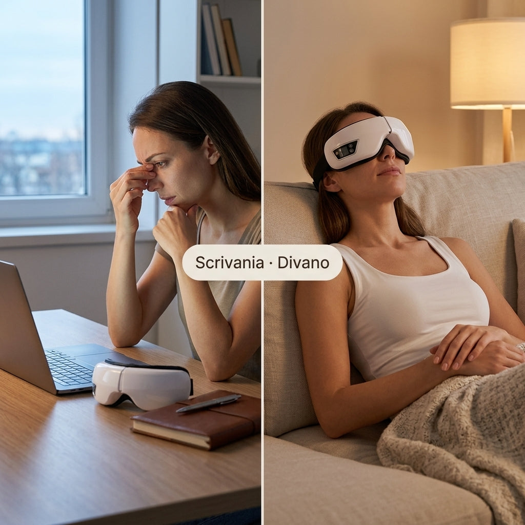 Vespro Massaggiatore per occhi con calore e pressione ad aria
